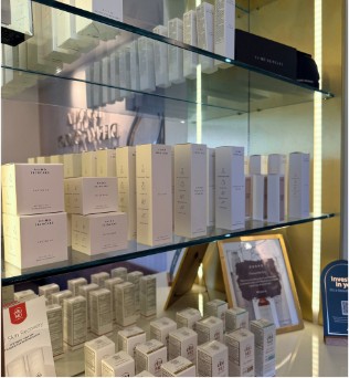 AziMD Skincare on the shelf at La Jolla Laser Derm