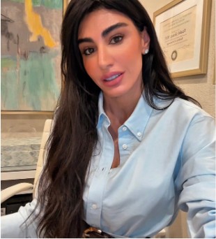 Dr. Azi in the office